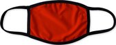 Mondkapje wasbaar | Mondmasker | Mondkapje met print | Kleur: Oranjerood 3