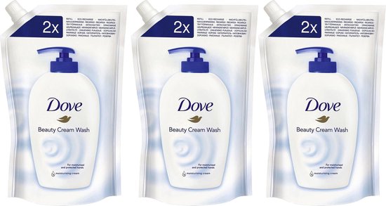 3x Dove original vloeibare handzeep navulling - 3x 500ml in zak - duurzaam