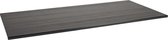 MaximaVida tafelblad Chicago 120 cm zwart - pinewood fineer
