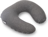 Doomoo Softy - Klein Voedingskussen - Biologisch Katoen - 150cm - Chine Anthracite