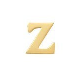 New Bling 9SVG 901Z Gouden oorknopje - Letter - Z - half paar - 14krt - Goud