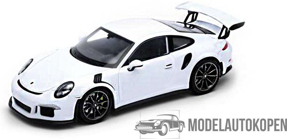 Lounge Slovenië straf Porsche 911 GT3 RS (Wit) 1/24 Welly - Modelauto - Schaalmodel - Model auto  - Schaal... | bol.com