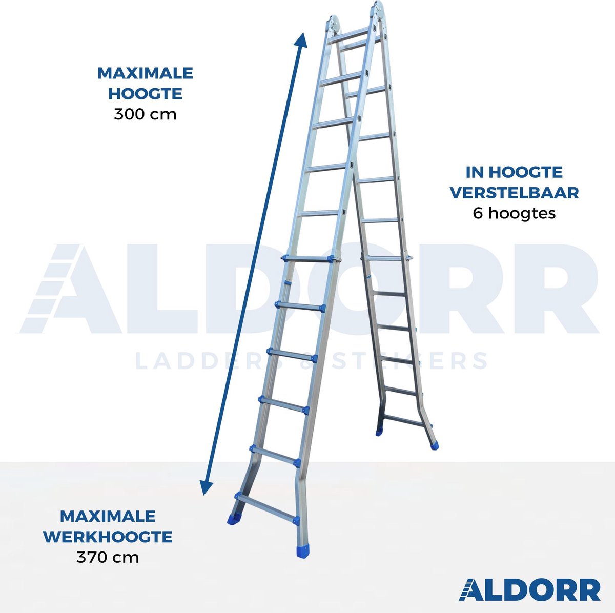 Échelle Telescopique 3,80 m - ALDORR Professional - Aldorr