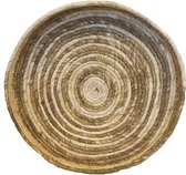 Riet wanddecoratie basket- mand 62x60x6cm