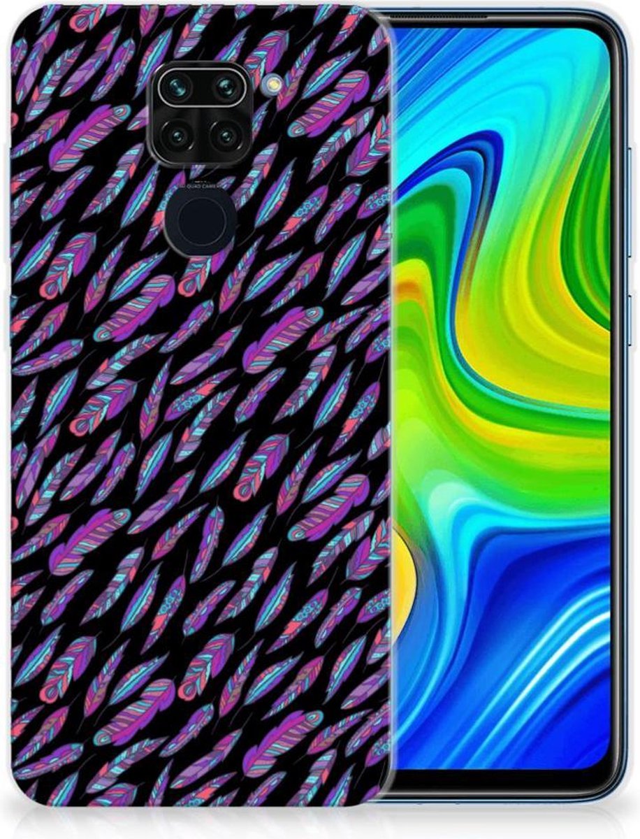 Xiaomi Redmi Note9 TPU bumper Feathers Color