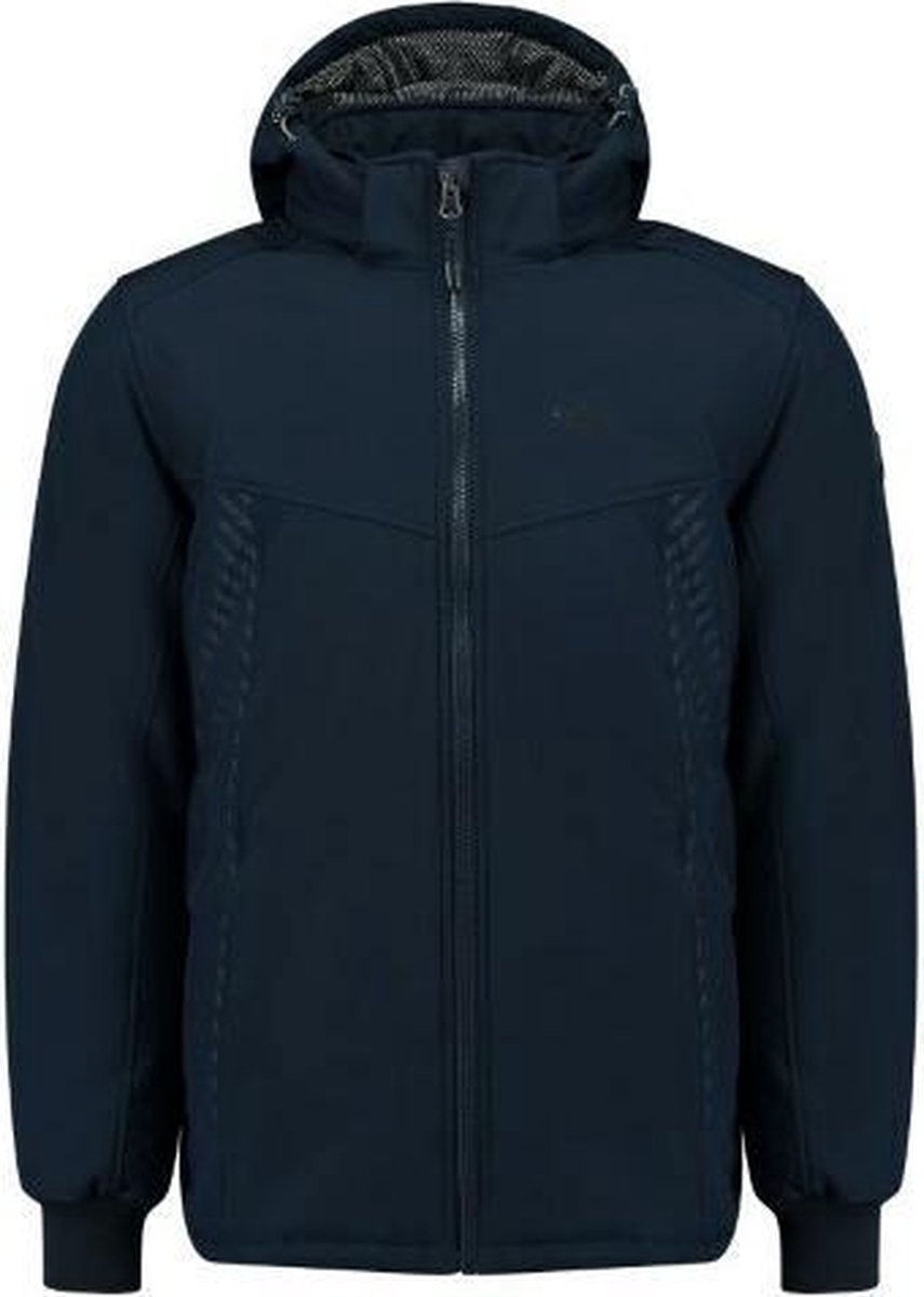 Kjelvik heren winterjas Doerak navy softshell maat 4XL