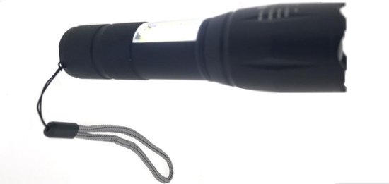 Premium Militaire Zaklamp LED Oplaadbaar - 14 x 3,3 cm | bol.com