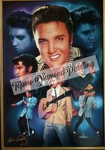TOPMO Diamond painting- Elvis Presley Collage - volledig 40x50cm
