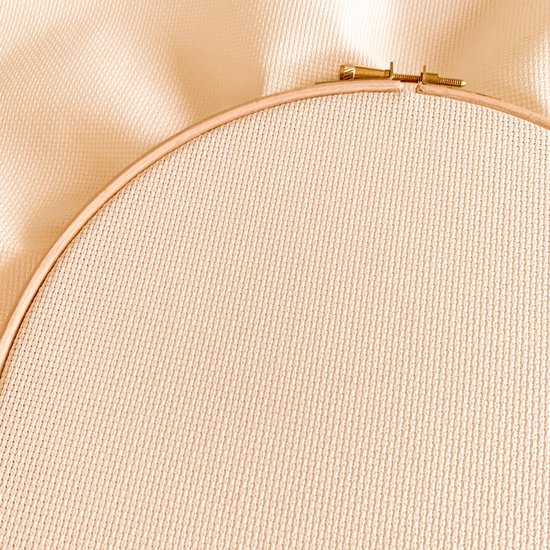 Kt KILOtela - Aida Panama Fabric For Cross Stitch, Cotton, Crafts, 5.5 Crosses per cm, 14 Count, 50cm Long x 150cm Wide, White - 0.5 Meter Kt KILOtela - Aida Panama Fabric For Cross Stitch, Cotton, Crafts, 5.5 Crosses per cm, 14 Count, 50cm Long x 150cm Wide, White - 0.5 Meter