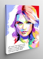 Canvas WPAP Pop Art Taylor Swift - 50x70cm
