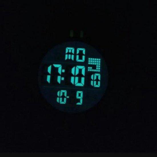 Militiar Leger Horloge Army Watch Mannen Camouflage Waterdicht Donker Groen (Zilver scherm)