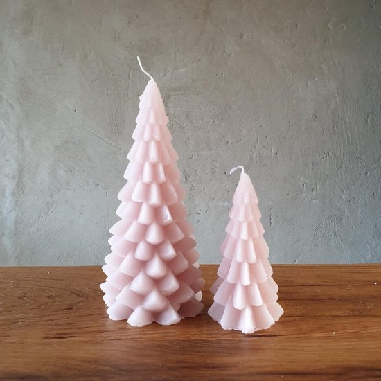 Rustik Lys - set kerstboom kaarsen - Skin - 20 en 12 cm