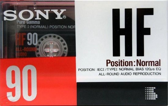 Foto: Sony 90min hf cassetteband type 1