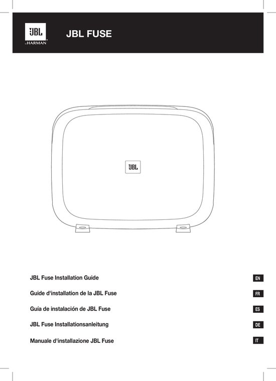 JBL Fuse Subwoofer Pakket met versterker en kabels. JBL Fuse subwoofer + LA400M...