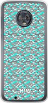 Motorola Moto G6 Hoesje Transparant TPU Case - Minecraft - Diamonds! #ffffff