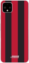 Google Pixel 4 XL Hoesje Transparant TPU Case - AC Milan #ffffff