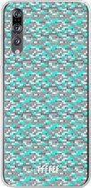 Huawei P20 Pro Hoesje Transparant TPU Case - Minecraft - Diamonds! #ffffff