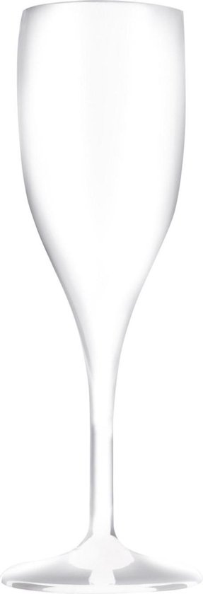 Flutes à Champagne Plastique Réutilisables Pied Couleur x10