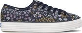 TPL Kick Floral Can. Navy Dames Veterschoenen - Blauw - maat 37