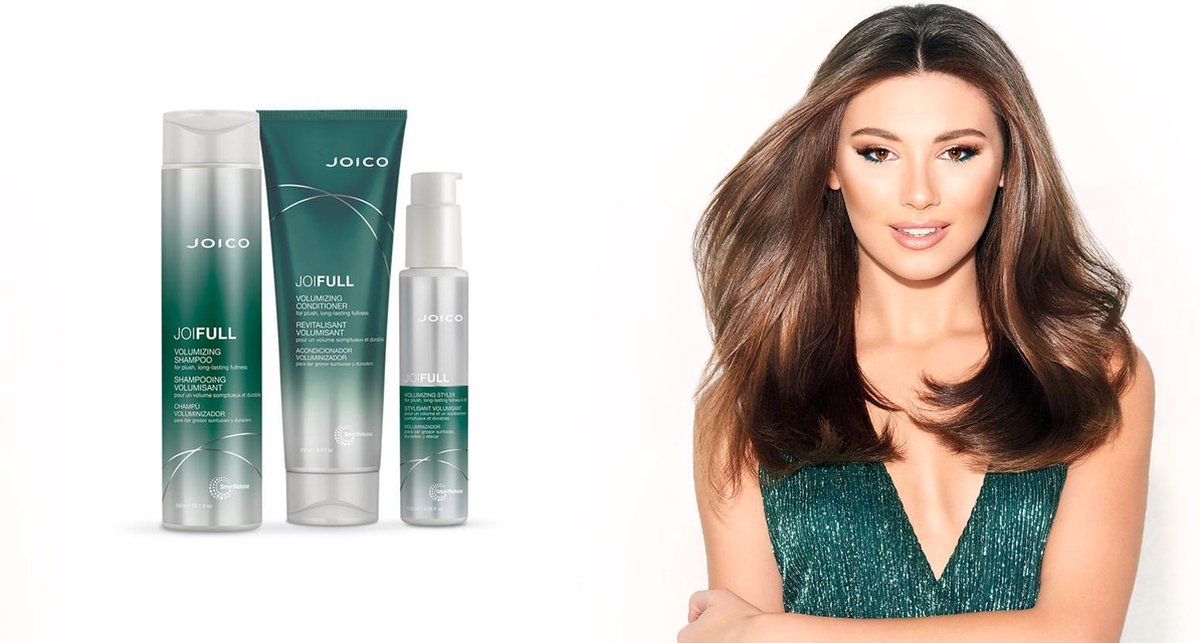 Bol.com Joico JoiFull Volumizing Shampoo, Conditioner, Volume Styler Trio aanbieding