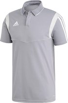 Adidas Tiro 19 Polo - Grijs / Wit | Maat: S