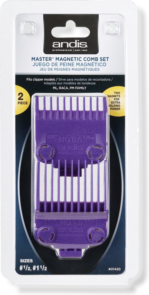 Andis Master Magnet Comb Dual Pack