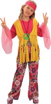 Hippie Kostuum | Jaren 60 Hippiemeisje | Meisje | Medium | Carnaval kostuum | Verkleedkleding