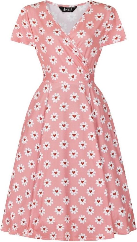 Lady V Lyra Swing Dress Daisy Hearts 2XL UK 18 | bol
