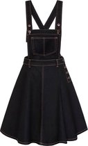 Hell Bunny Dakota 50's Pinafore Swing Jurk Navy