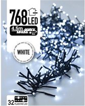 Micro Cluster Kerstverlichting 768 LED's 4.5m Koud Wit + FLASHING LIGHTS - Lichtsnoer Kerst - It's All About Christmas