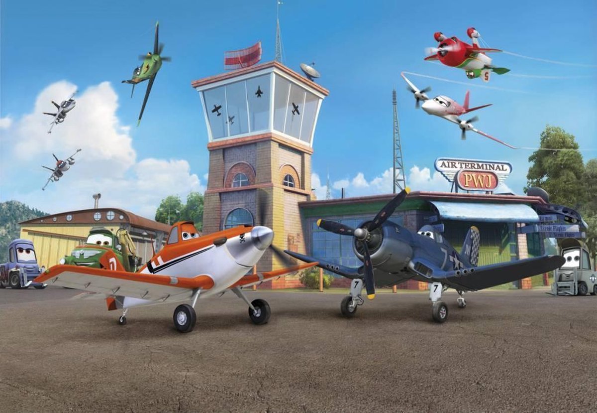 Disney Behang Planes Terminal fotobehang