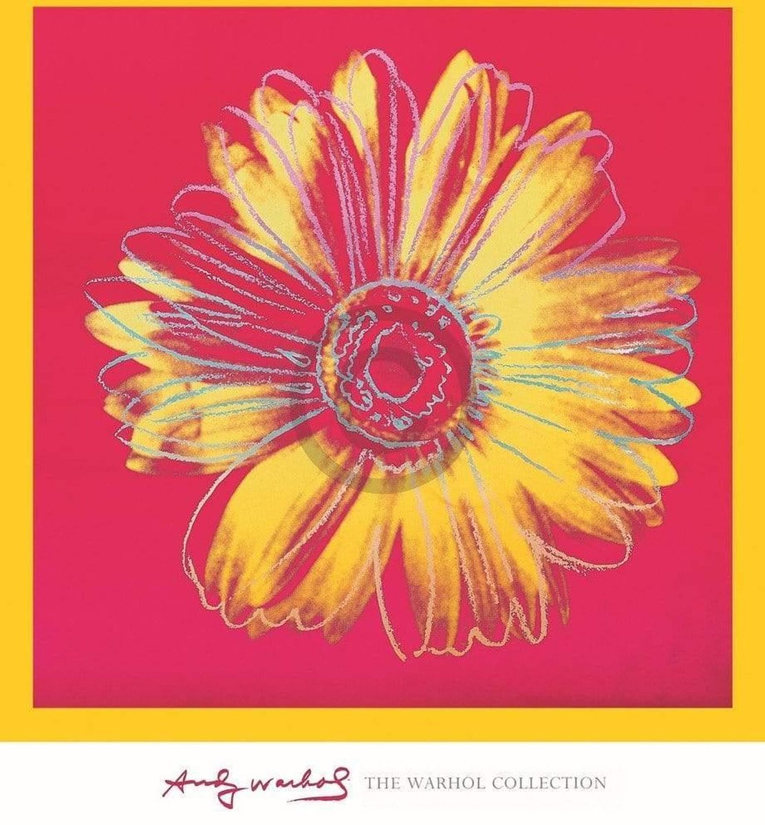 PGM Kunstdruk Andy Warhol - Daisy 1982 90x90 cm Divers