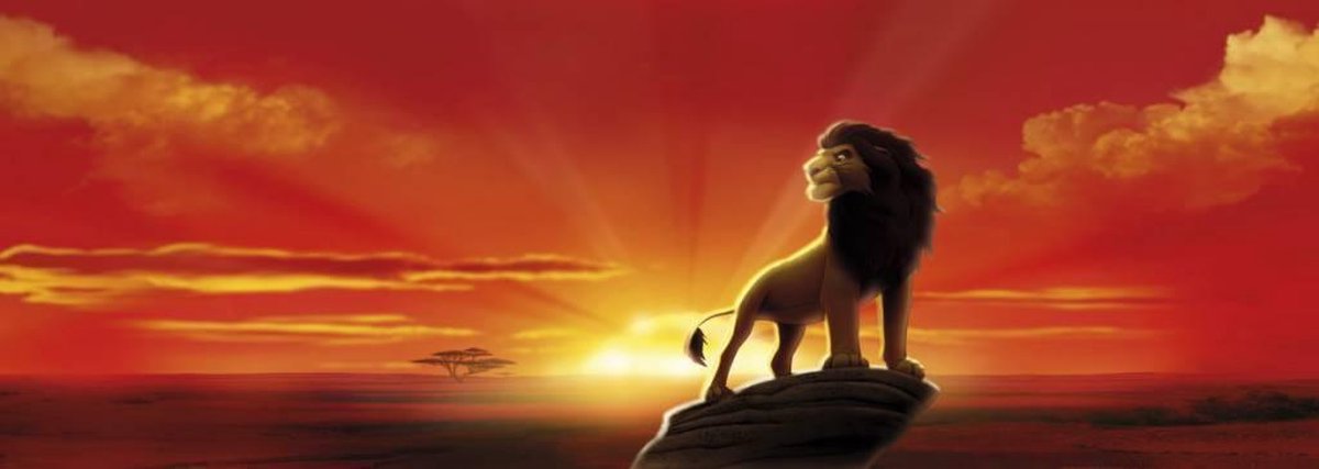 Fotobehang - The Lion King 202x73cm - Papierbehang