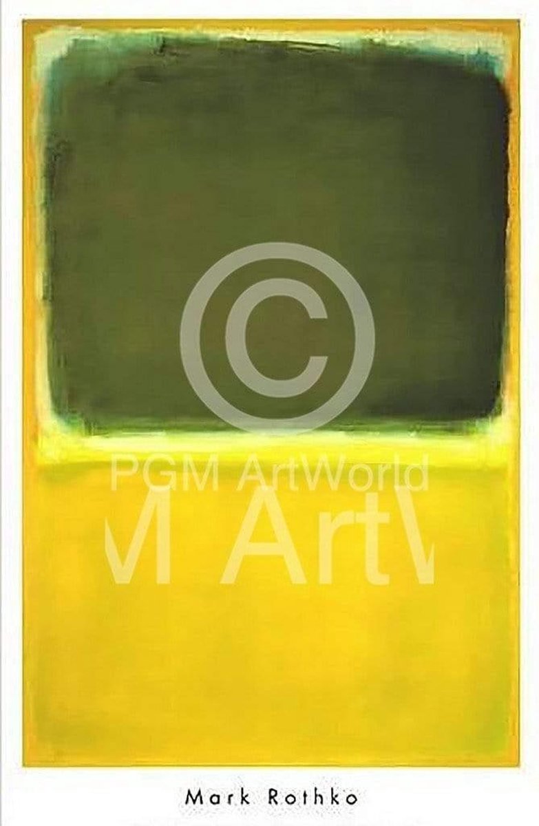 PGM Kunstdruk Mark Rothko - Untitled, 1951 66x102cm Divers