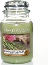 Yankee Candle Large Jar Geurkaars - Lemongrass & Ginger