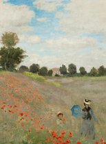 Schetsboek, Claude Monet, Veld met Klaprozen
