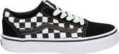 Vans Youth Ward Sneakers - (Checkered) Black/True White - Maat 37