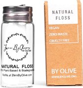 Natuurlijke Flosdraad Biologisch Afbreekbare Eco Floss in Hervulbare Plasticvrije Verpakking - By Olive