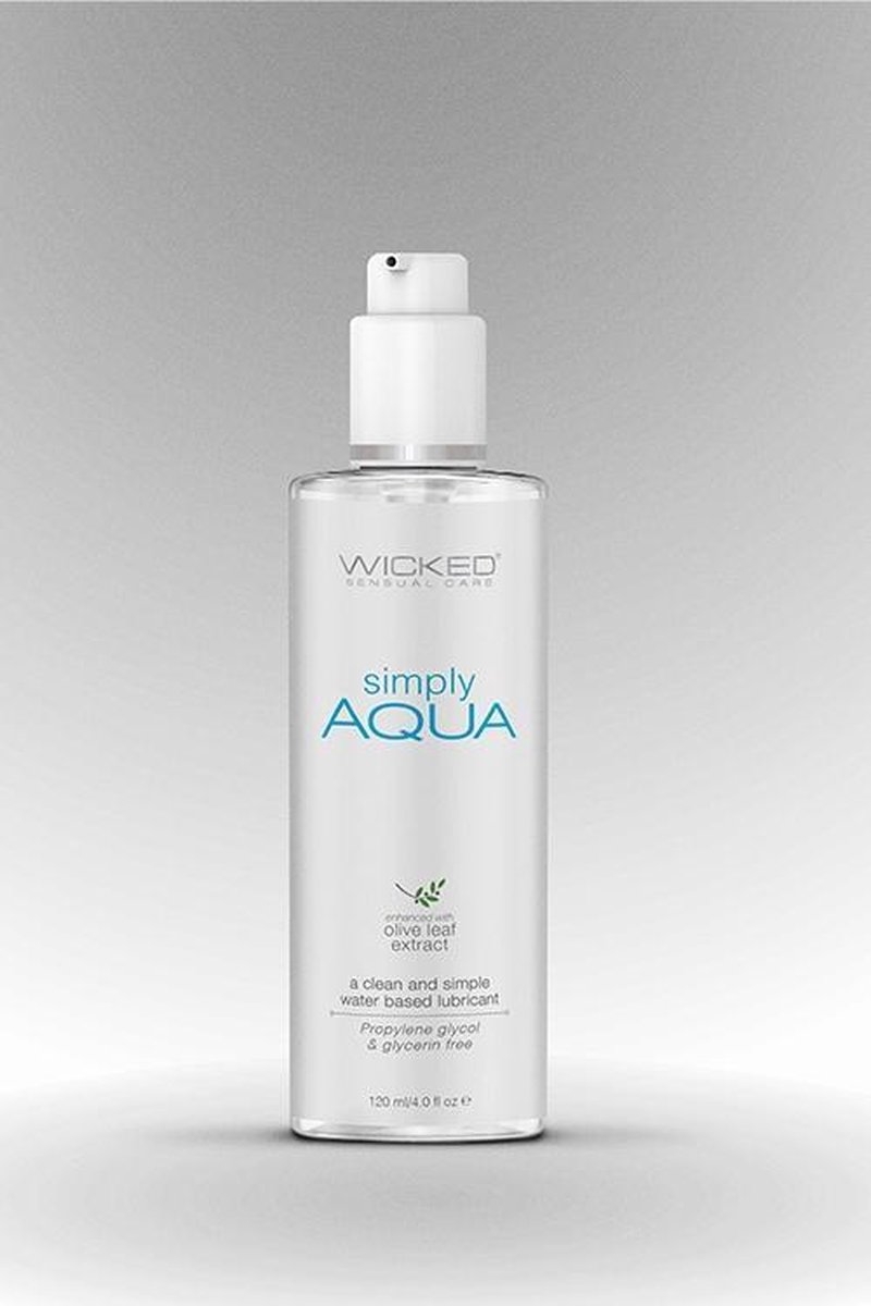 Wicked - Simply Aqua glijmiddel 120 ml - 120ml