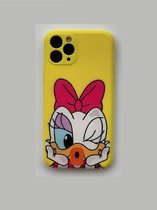 Hoesjes Atelier Dikke Siliconen Hoesje "Daisy Duck" voor IPhone 11Pro