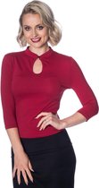 Dancing Days Longsleeve top -S- PEEK A BOO MANDARIN Rood