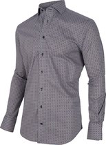 Overhemd Ballino Print Navy Blauw (110205014 - 699007)