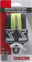 snelbinder 4-binder 61 cm zwart/groen