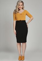 Collectif Madelyn 50's Pencil Rok Zwart