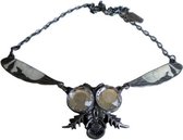 Ripper Merchandise LTD - KF - Zilverkleurige gothic vlieg ketting