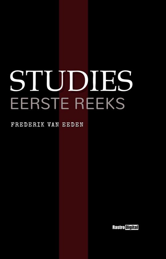 Studies. Eerste reeks - cover
