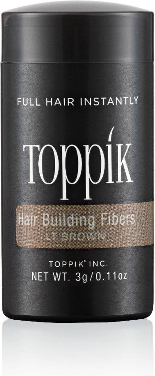 Toppik Hair Building Fibers Travel (3 gram) - Lichtbruin