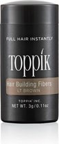 Toppik Hair Building Fibers Lichtbruin - 3 gram - Cosmetische Haarverdikker - Verbergt haaruitval - Direct voller haar