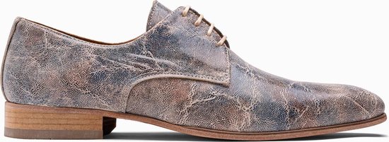 Paulo Bellini Carbonia Heren Veterschoenen Blauw / Taupe