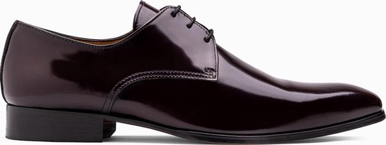 Paulo Bellini Lucca Heren Geklede Veterschoenen Bordeaux Lak